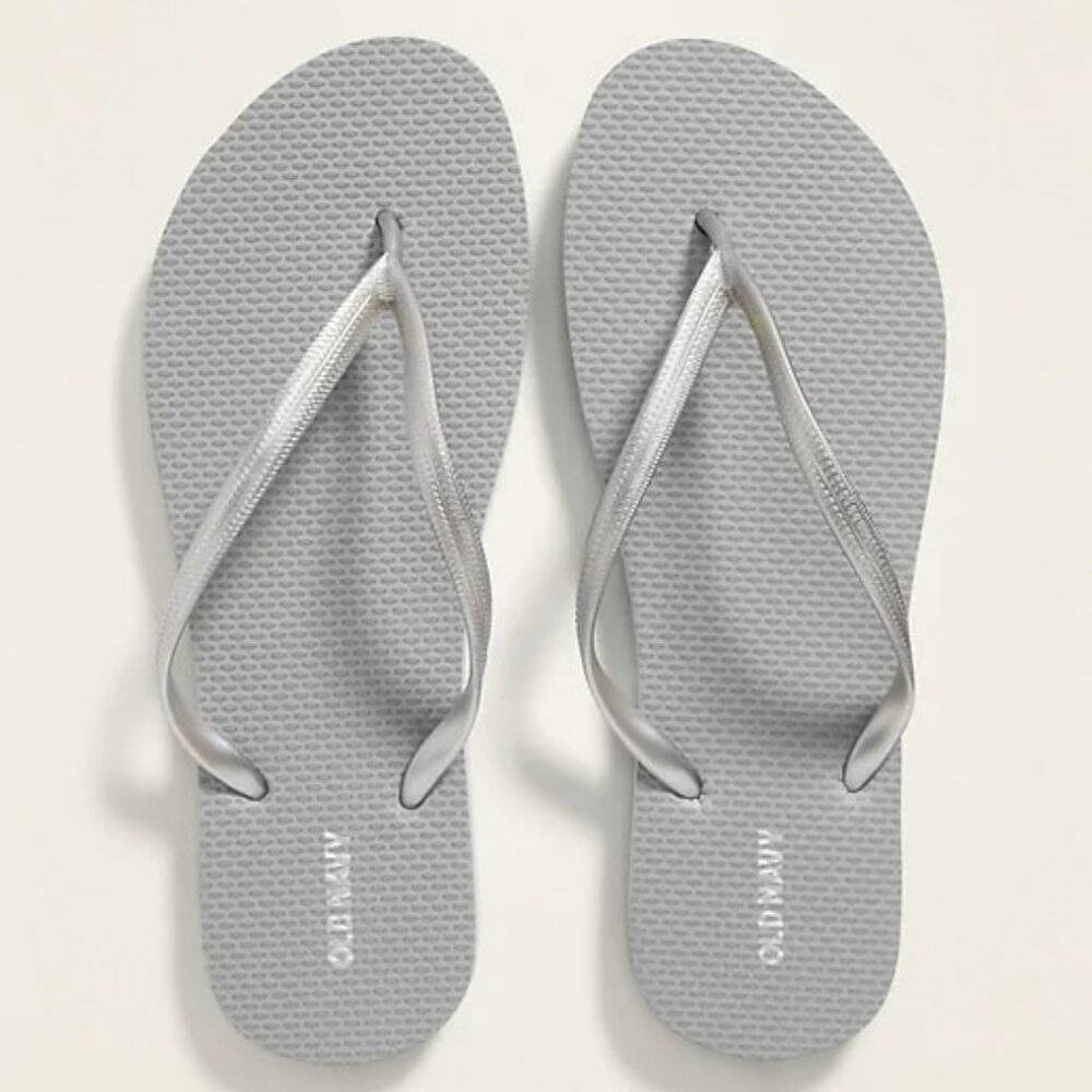 Classic Flip-Flops - Silver
